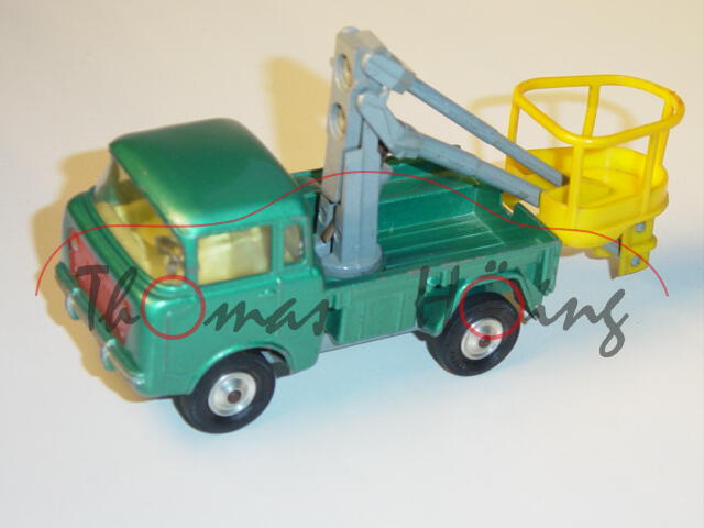 Forward Control Jeep FC-150 Tower Wagon (mit Hebebühne), grünmetallic/grau/gelb, 1:43, CORGI TOYS, m