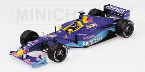 Sauber C18, enzianblaumetallic/türkisblau, Team Red Bull Sauber Petronas (8. Platz), Fahrer: Pedro D