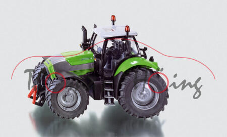 Deutz-Fahr Agrotron X720 mit Fernsteuermodul, gelbgrün, SIKU Control Funk-Technologie (Radio Contro