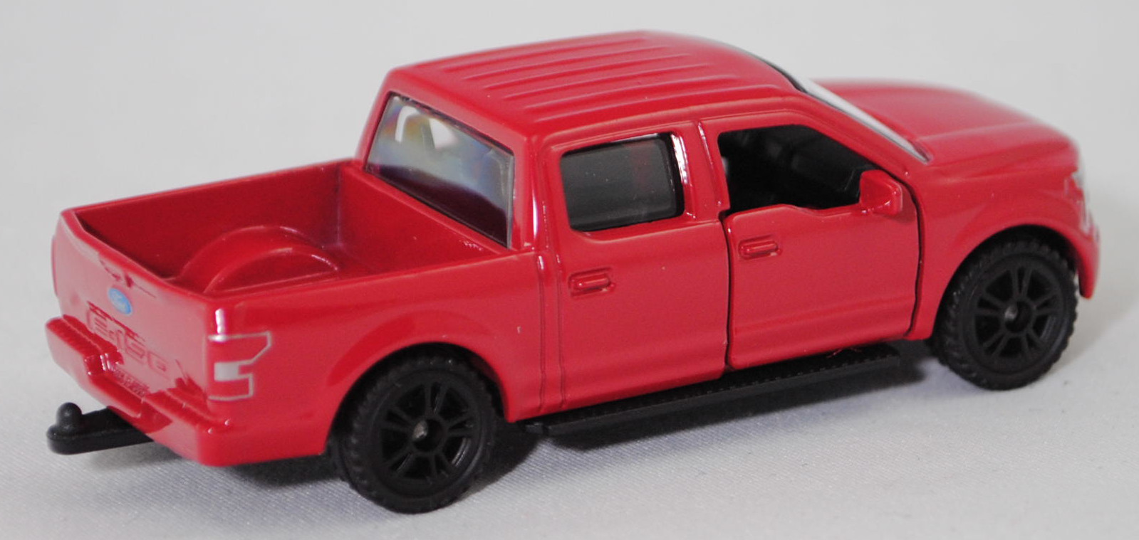 00000 Ford F-150 LARIAT STANDARD V8 SuperCrew mit 5,5 Ft Ladefläche (13. Generation, P552, Modell 2018-2020), himbeerrot, SIKU SUPER, 1:71, P29f