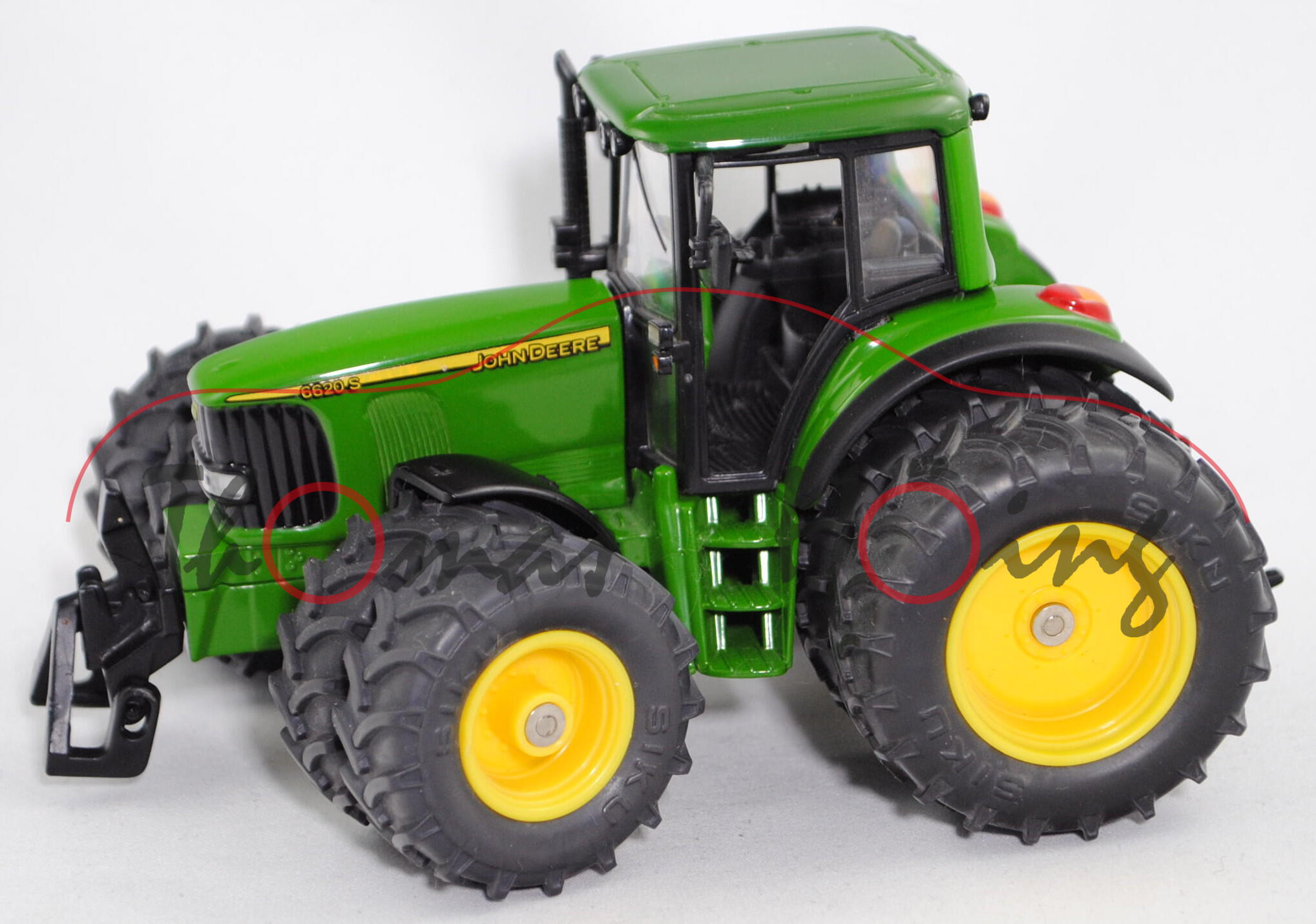 00401 John Deere 6620 S (Mod. 01-03) mit Doppelbereifung, grün, SIKU FARMER 1:32, Limited Edition