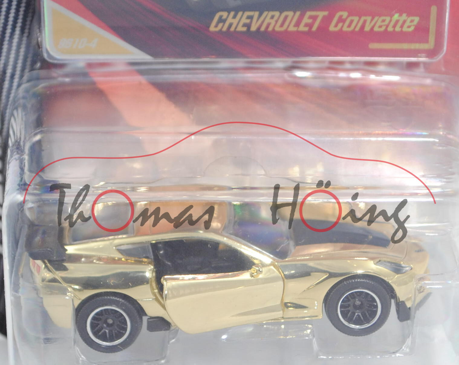 Chevrolet Corvette C7.R (7. Gen., Typ C7, Mod. 14-19), gold, majorette, 1:60, Blister Gold Edition