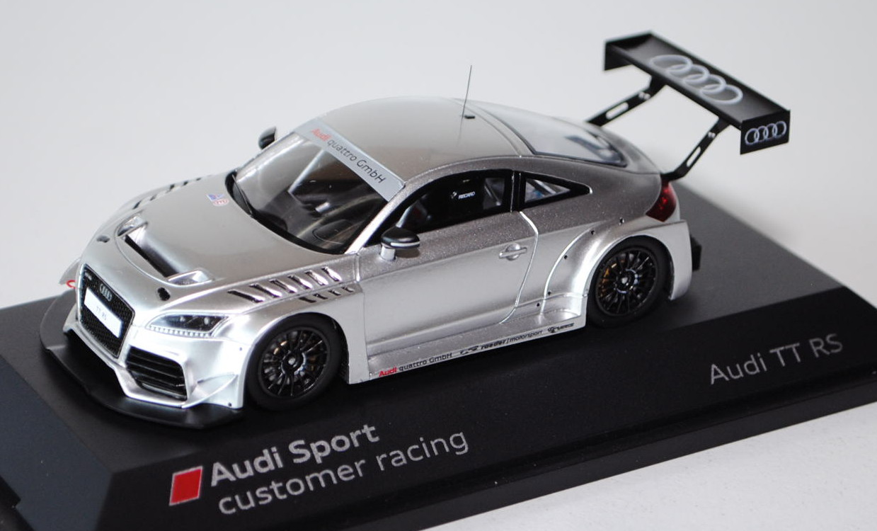 Audi TT RS VLN (Typ 8J), Modell 2009-, silbermetallic, Präsentationsmodell, Audi Sport / customer ra