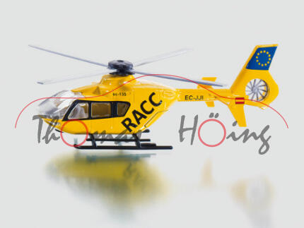 01101 Rettungshubschrauber Eurocopter, gelb, RACC, E, L17mP