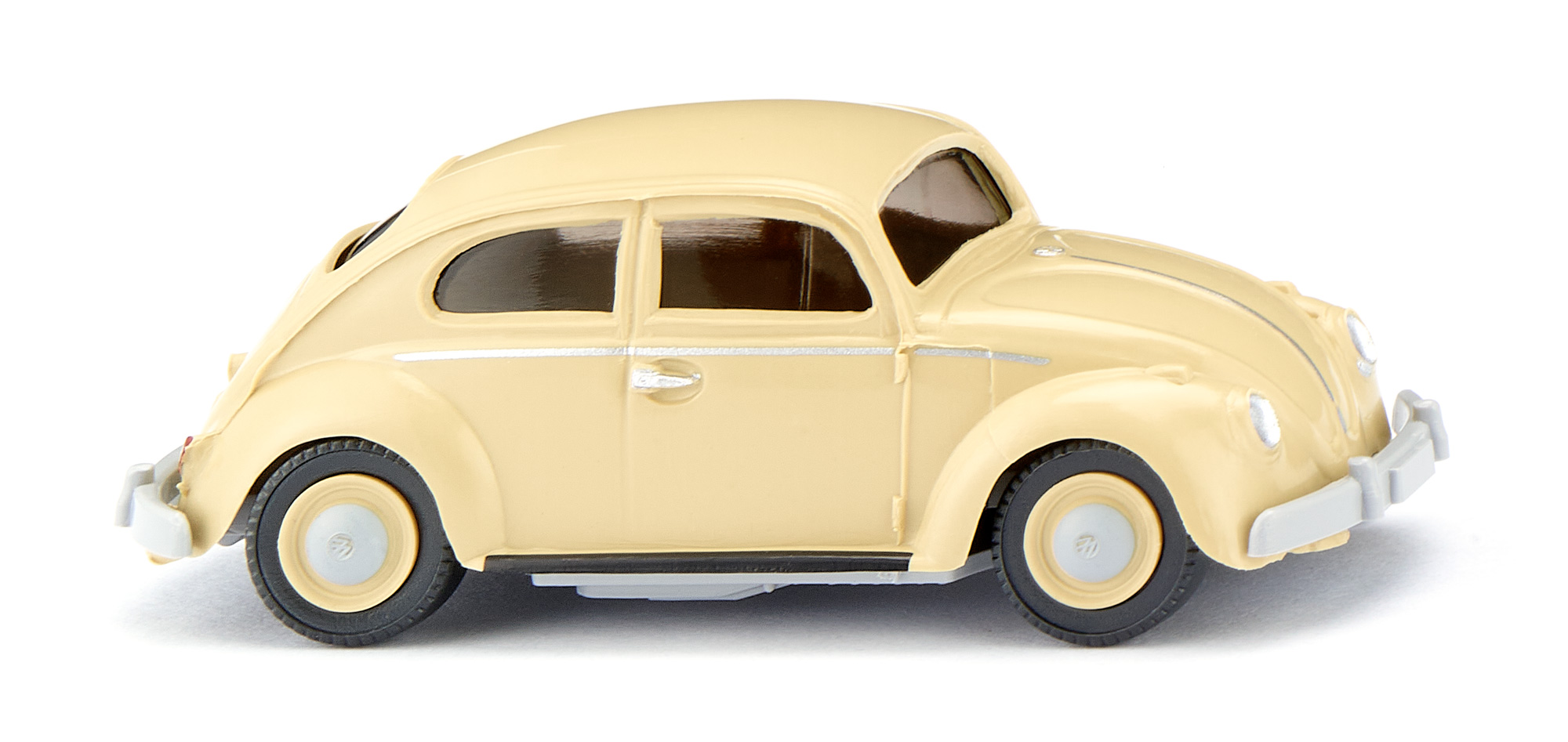 VW Käfer 1200 Limousine (1. Generation, Baureihe Typ 1, Typ 11, Modell 1962-1963), Karosserie grünbeige, Wiking, 1:87, mb