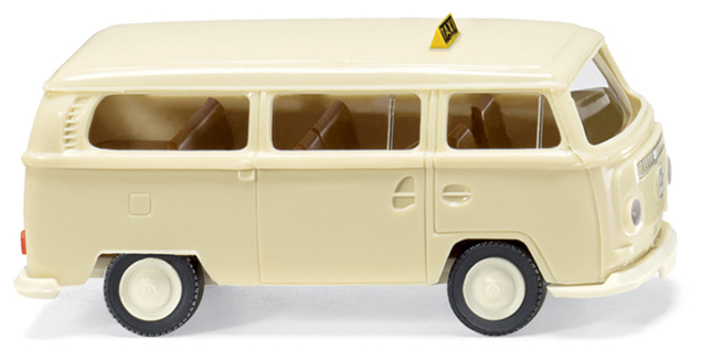 Taxi VW T2 Bus, hellelfenbein, Wiking, 1:87, mb