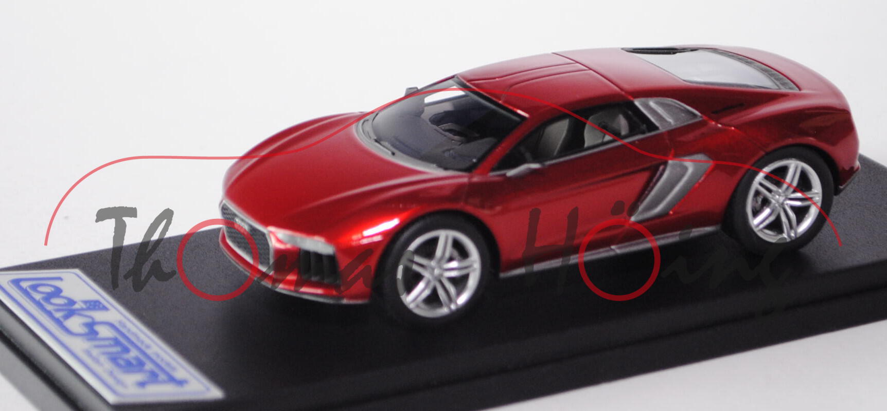 Audi nanuk quattro concept, extremrot, IAA 2013, Looksmart Models, 1:43, PC-Box, limitierte Auflage