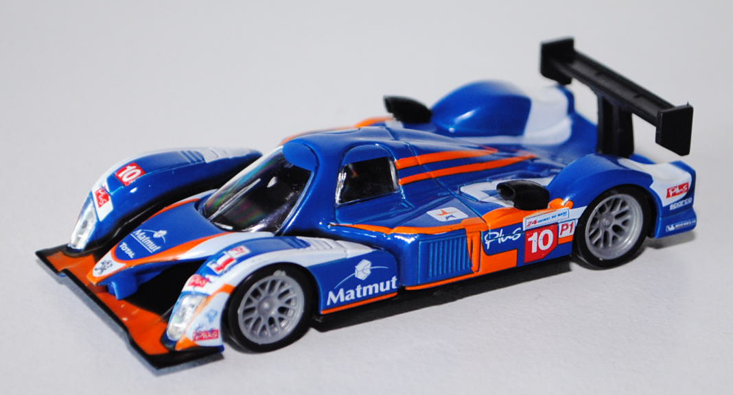 Peugeot 908, enzianblau/reinweiß/hellrotorange, Matmut, Nr. 10, Team Oreca 2011, 1:50, Norev RACING,