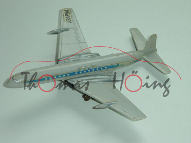 De Havilland Comet 4, B.O.A.C / G-APOA (British Overseas Airways Corp.), Fahrwerk vorne weg, 1:250,