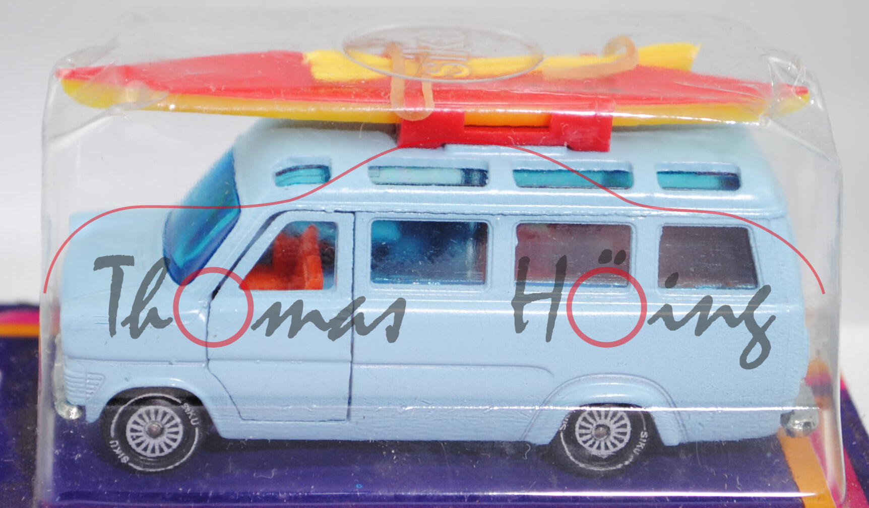 00006b Ford Transit Kombi 1500 (2. Generation, Typ UK Mark 1, Modell 1971-1978) Campingwagen mit Boo