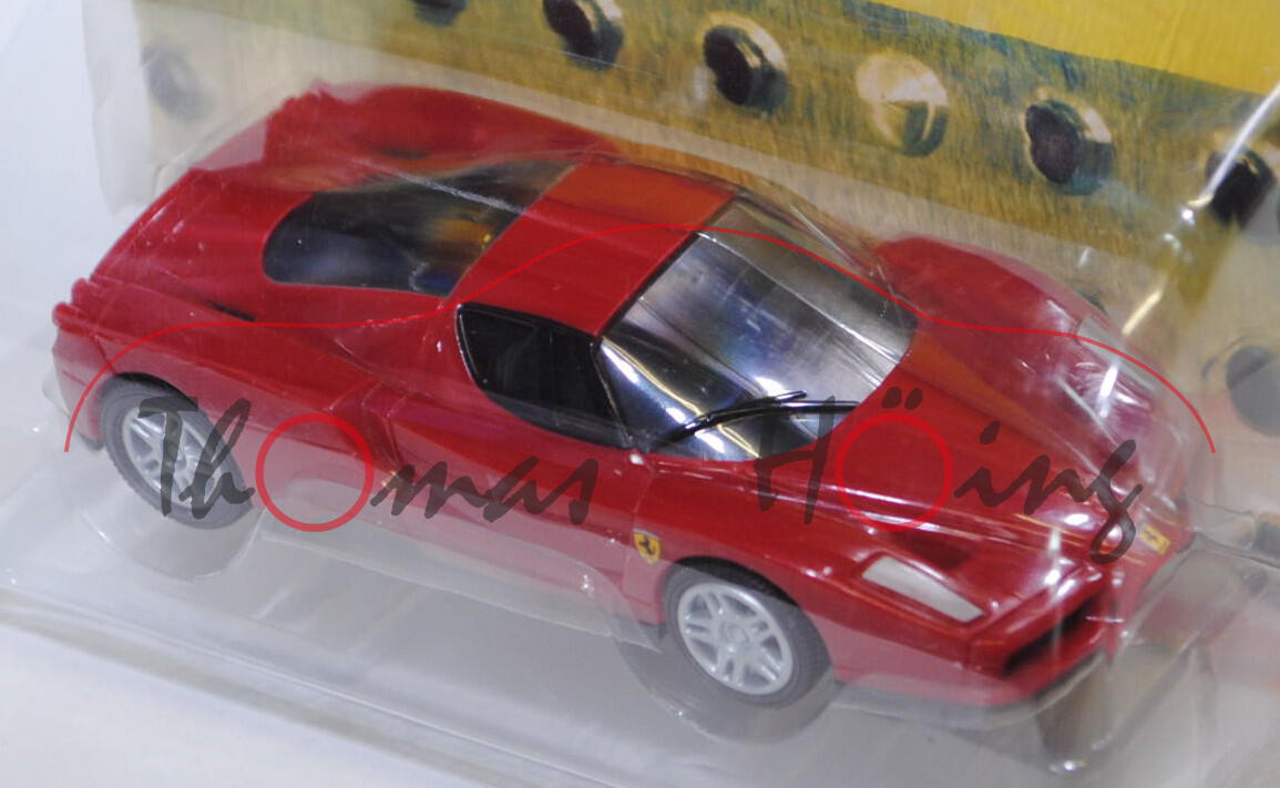 Ferrari Enzo Ferrari, Modell 2002-2004, signalrot, Shell V-Power Collection, Hot Wheels, 1:38, mb