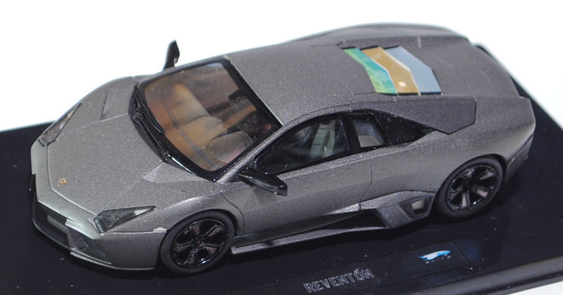 Lamborghini Reventón, Modell 2007-2008, mattgraumetallic, ELITE, 1:43, mb (Limited Edition)