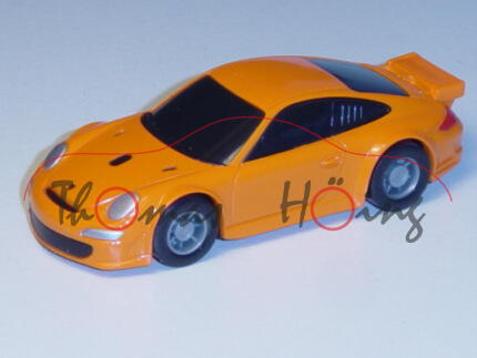 Porsche 911 GT3 RSR, hellrotorange, Pullback, 1:64, Minichamps