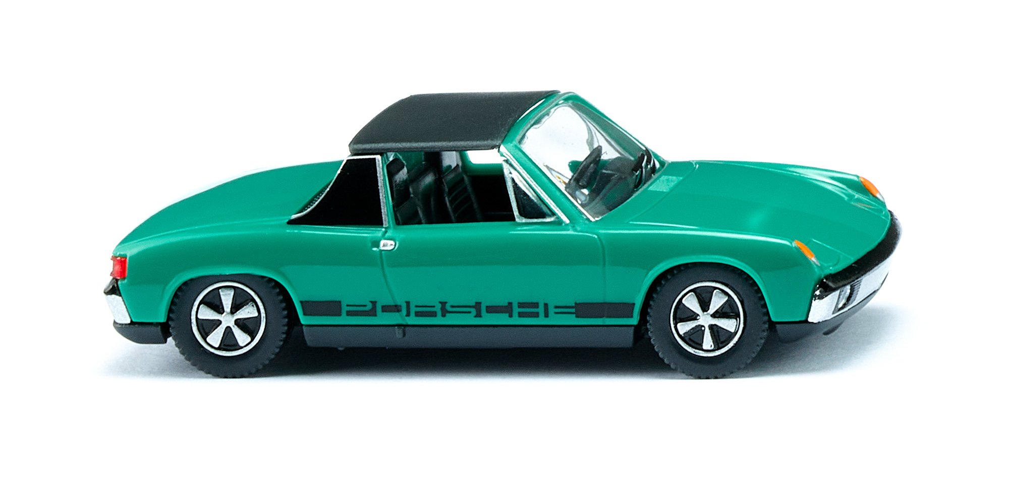 VW-PORSCHE 914/4 (Typ 914, Vorfacelift, Modell 1969-1972), leuchtend grün, Wiking, 1:87, mb