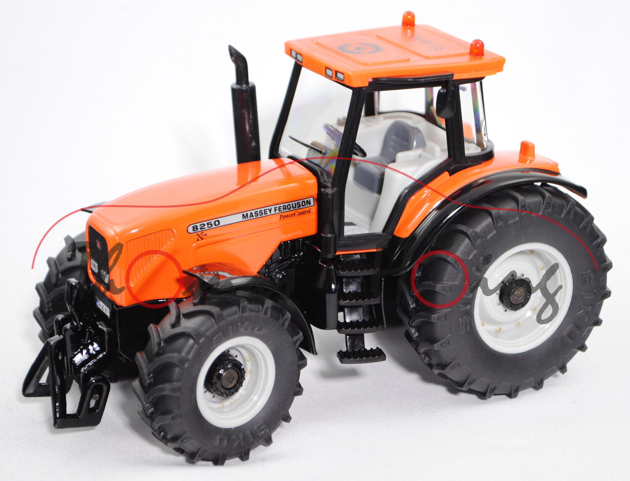 00402 Massey Ferguson MF 8250 Xtra Traktor (Mod. 02-04), orange, Alt-Traktoren-Club Ahaus / 30 Jahre