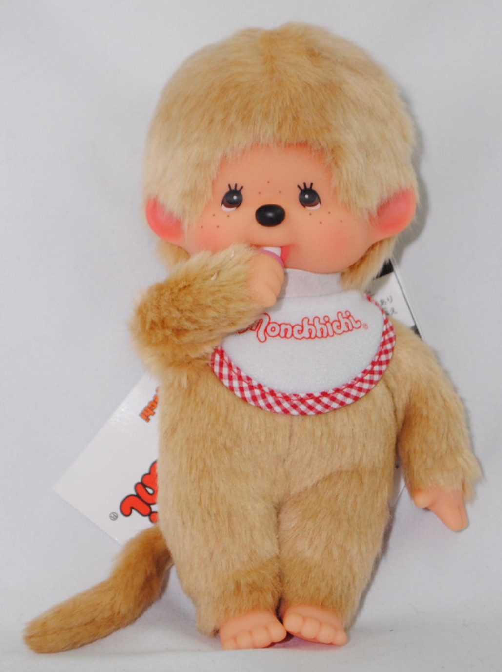 Monchhichi Premium Standard Beige Boy (Monchhichi Junge Standard beige), 20 cm groß, Sekiguchi (Limited Edition) (EAN 4905610226580)