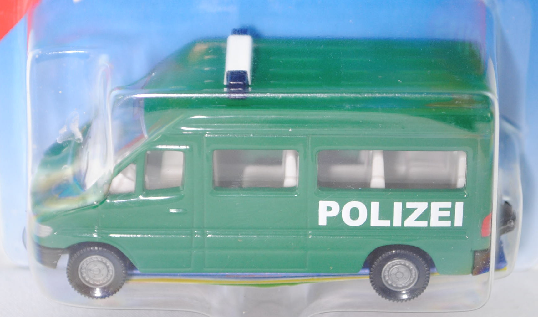 00005 Mercedes-Benz Sprinter (T1N, Baureihe W 901, Modell 1995-2000) Kleinbus Polizeibus, minzgrün,