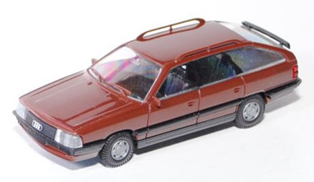 Audi 200 Avant Turbo quattro (C3, Typ 44), Modell 1983-1991, mahagonibraun, Rietze, 1:87, mb