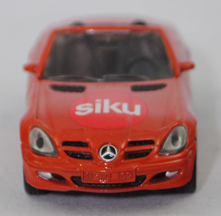 99900 EU Mercedes-Benz SLK 350 (interne Baureihenbezeichnung R 171, Vor-MoPf, Modell 2004-2008), energy orange, siku-Logo auf der Motorhaube, SIKU SUPER, 1:55, m (Limited Edition)