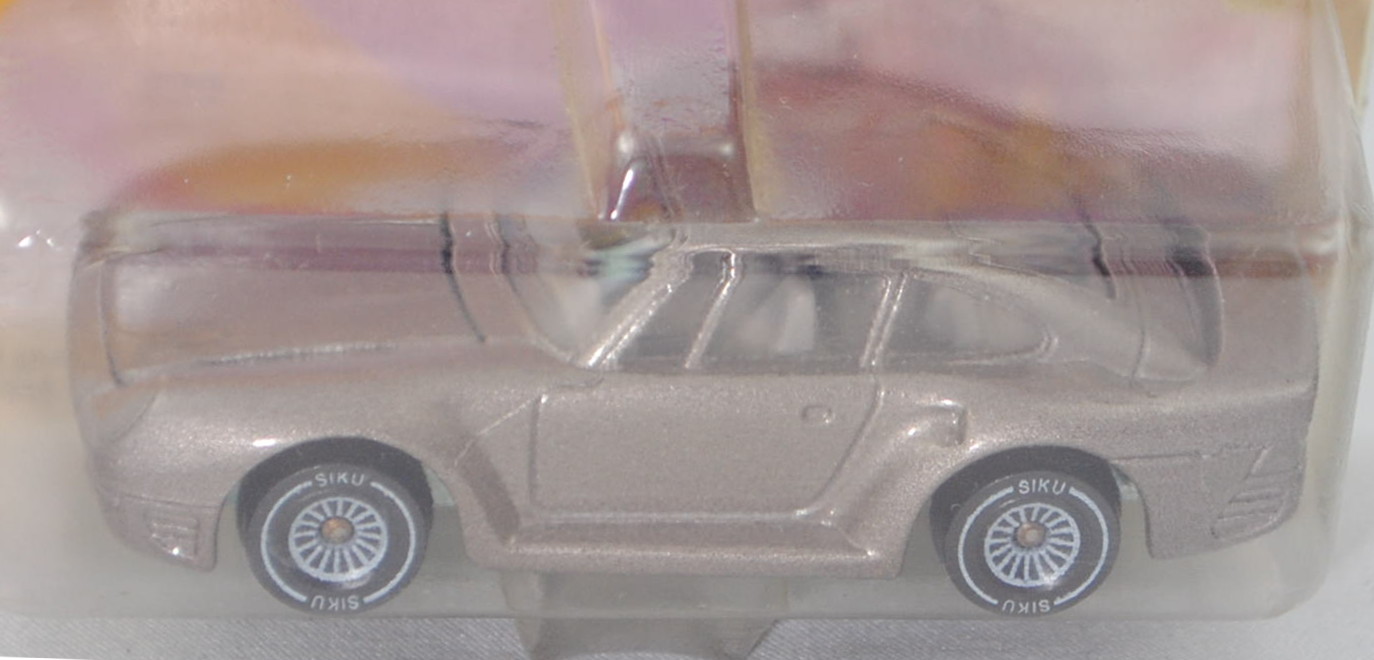 00007 Porsche 959 (Modell 1986-1988), dunkel-graubeigemetallic, W-Germ, B4, SIKU, 1:55, P23 (offen)