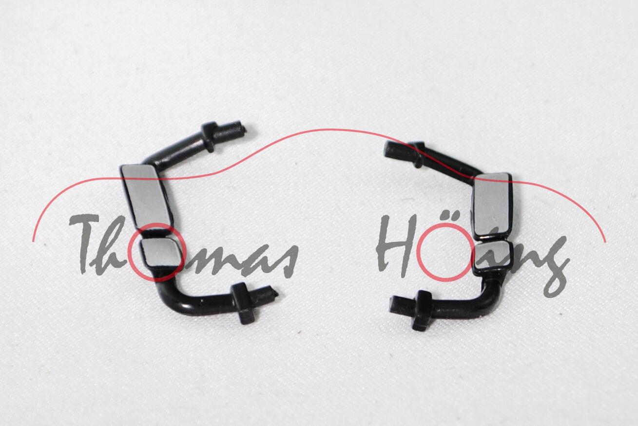 1 Stück Spiegelpaar rechts und links, schwarz, für 2106 / 3534 / 8508 Mercedes-Benz Atego 1828 (Baur