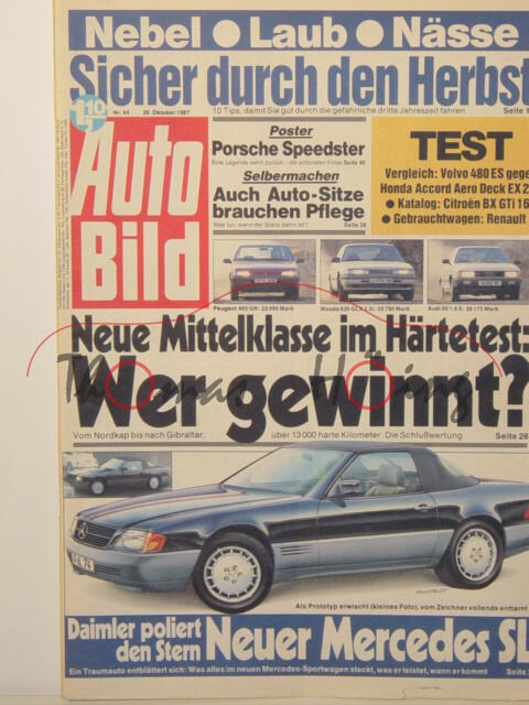 Auto Bild, Heft 44, 26. Oktober 1987