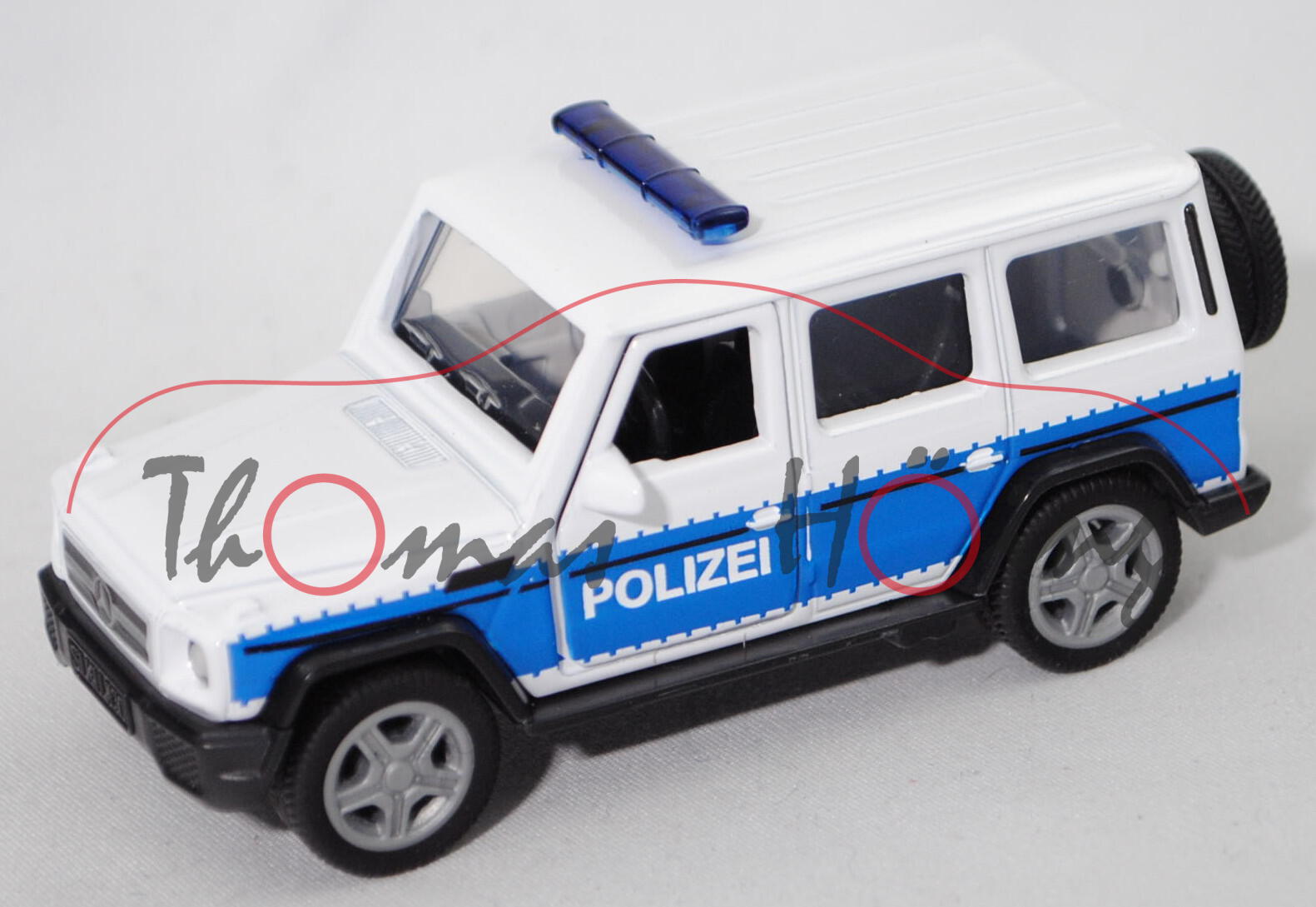 00001 Mercedes-Benz G 65 AMG (Modell 12-15) Bundespolizei, ohne Schiebedach-Gravur, SIKU, L17mpK