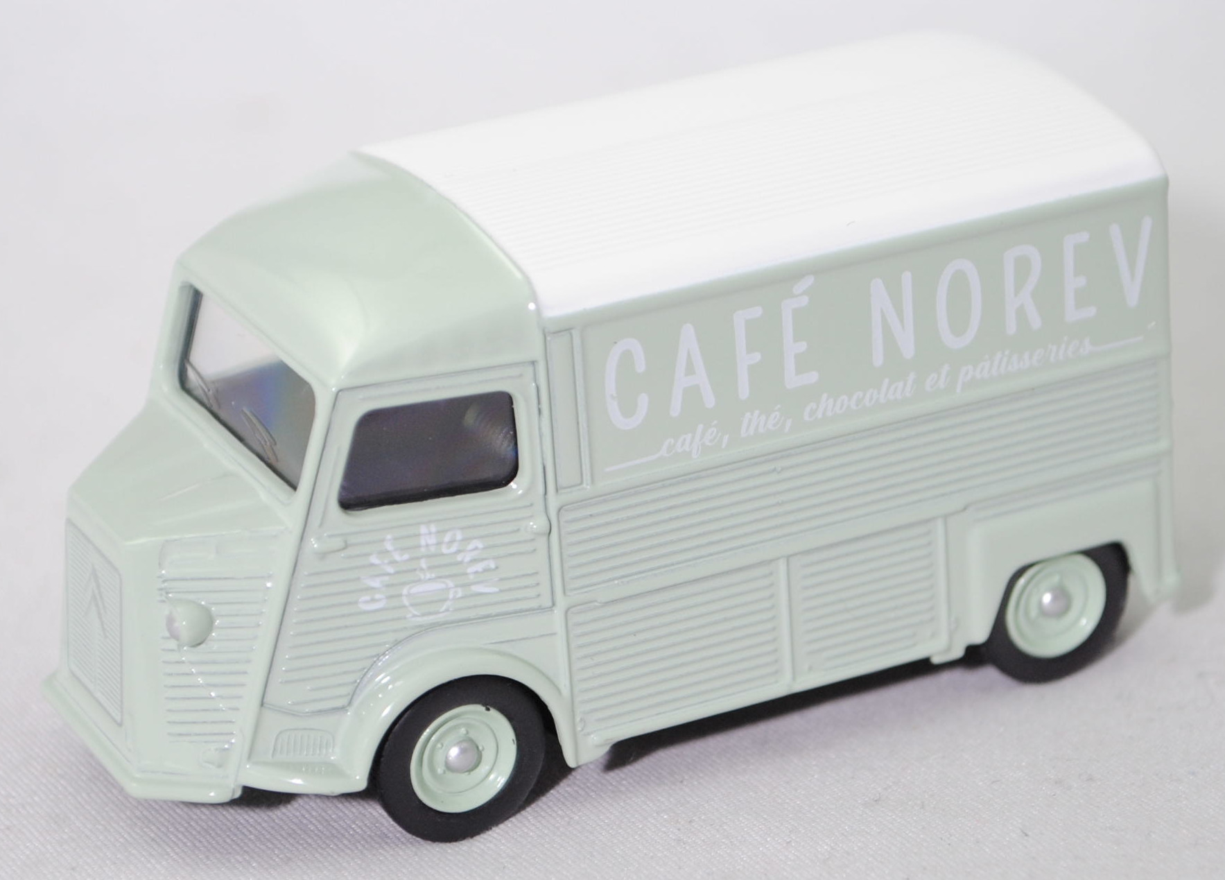 Citroen Typ HY (Typ Kleintransporter, Modell 1948-1981), weißgrün, CAFE NOREV, Norev CLASSIC, 1:58, mb