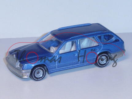 00002 Mercedes-Benz 300 TE (Baureihe S 124), Modell 1985-1986, violettblaumetallic, B4, Chassis chro