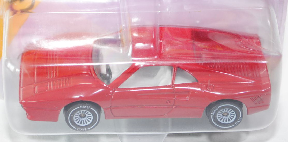 00006 Ferrari 288 GTO (Modell 1984-1985), rubinrot, innen reinweiß, Lenkrad schwarz, Chassis schwarz