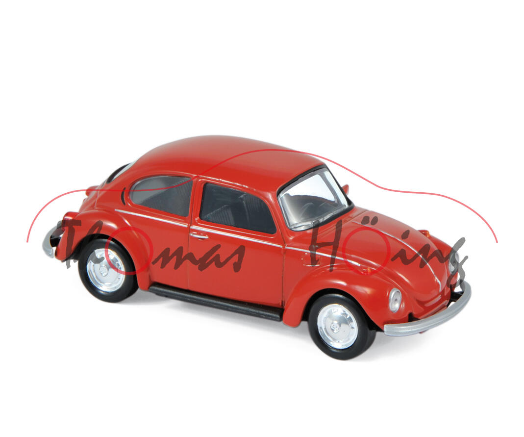 VW Käfer / Coccinelle 1303 (Typ 11, Mod. 1972-1975, Baujahr 1973), kasanrot, Norev Jet-car, 1:43, mb