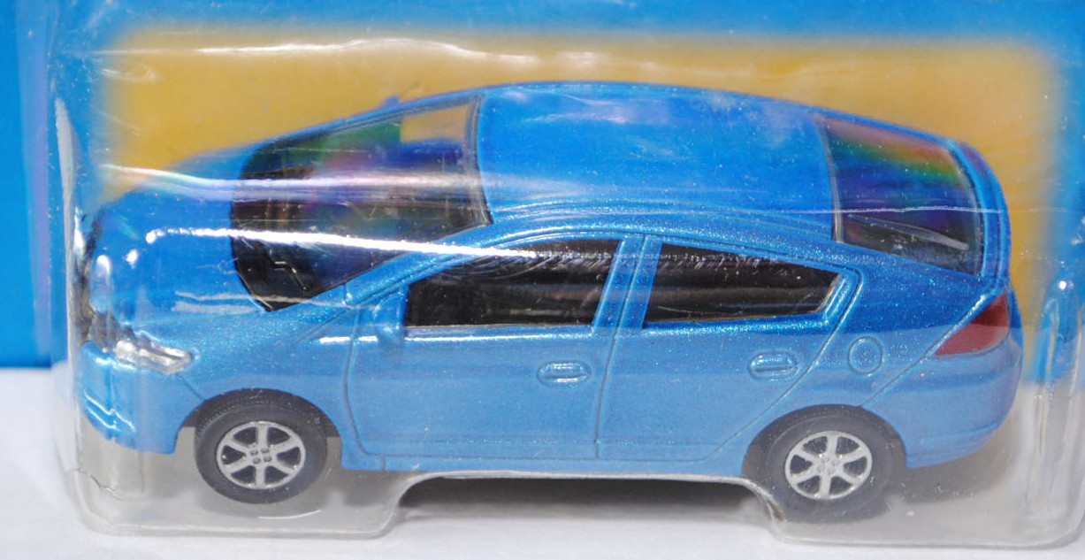 Honda Insight, blaumetallic, innen schwarz, Free Wheel, Unifortune RMZ City, 1:58 (3 inches Scale Mo