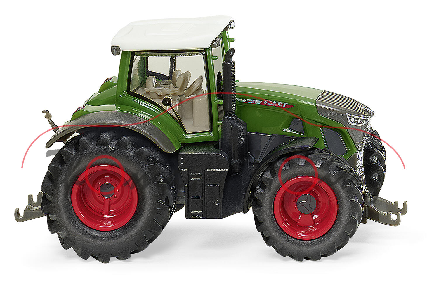 Fendt 942 Vario (6. Generation, Typ MY 2021, Modell 2021-), Fendt-grün/weiß, Wiking, 1:87, mb