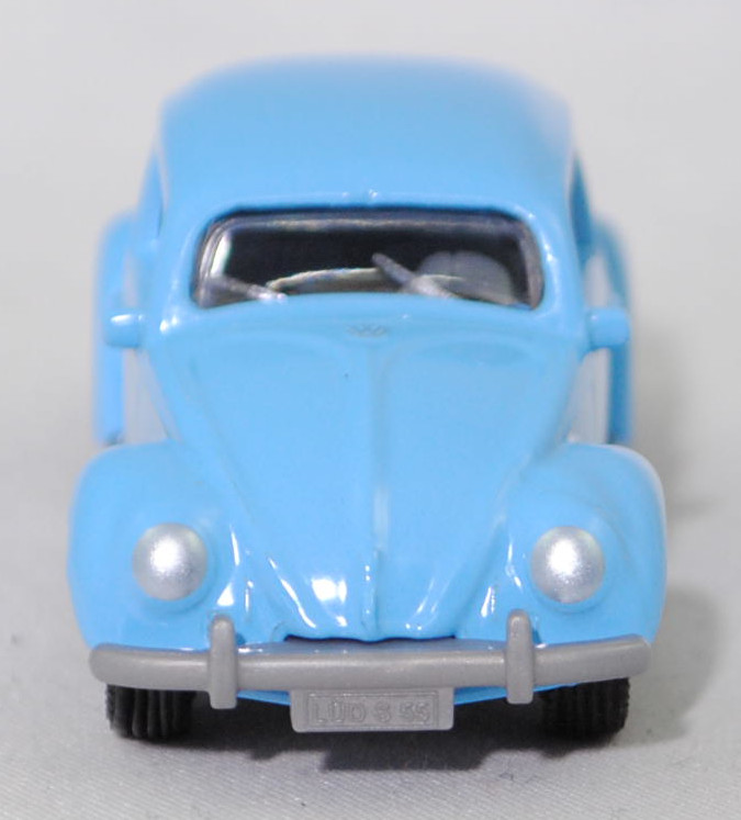 00000 VW 1200 Export-Limousine (Käfer) (1. Generation, Typ 11 Modell 113, Modell 1955-1957), hell-lichtblau (vgl. horizontblau), SIKU SUPER, 1:56, P29f
