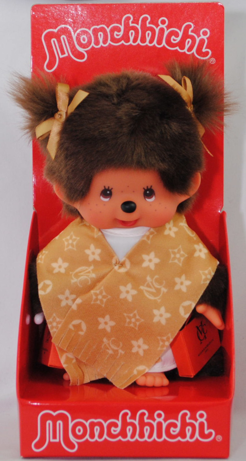 Monchhichi Shopping Girl (Shopping Mädchen), 20 cm groß, Sekiguchi (EAN 4905610205264)