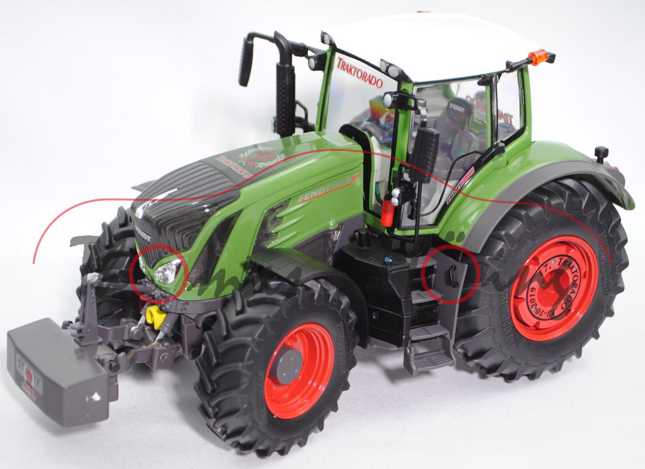 Fendt 939 Vario Traktor (Mod. 14-), grün/grau, TRAKTORADO 2019, Wiking, 1:32, mb (limitierte Nummer)