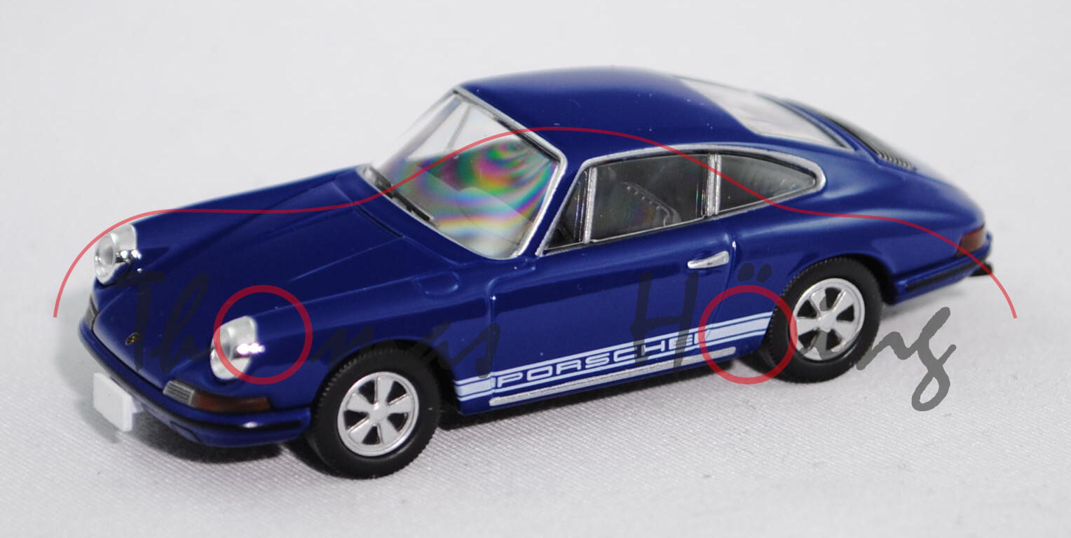 Porsche 911 S (Urmodell, Modell 1963-1973), blau, TOMICA LIMITED / TOMYTEC, 1:64, mb