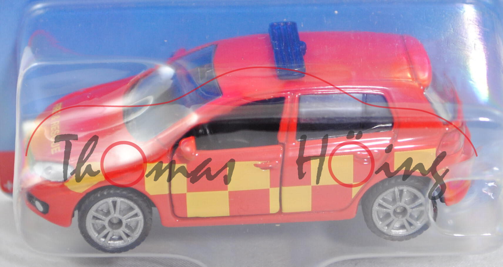 00600 GB VW Golf VI 2.0 TDI (Typ 1K, Modell 2008-2012) Firefighter Car, rot, FIRE & RESCUE, P29e