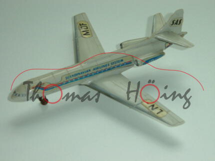 Sud-Aviation Caravelle, SAS / SCANDINAVIAN AIRLINES SYSTEM / LN-MOF, 1:250, ohne Zettel, mb