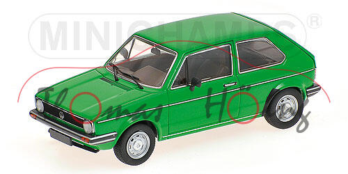 VW Golf I GLS (Typ 17), Modell 1980-1983, Baujahr 1980, santosgrün, Minichamps, 1:43, PC-Box