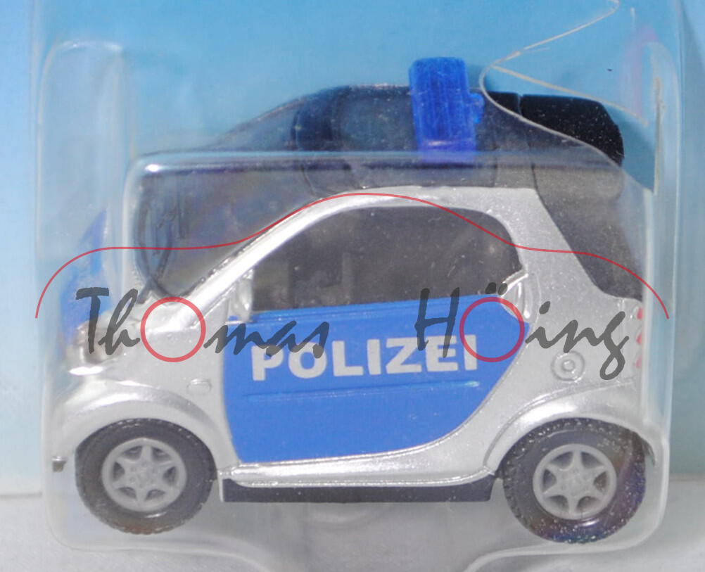 00000 smart fortwo coupé passion (Mod. 03-07) Polizei, weißalu/blau, B12a/B12b offen, P29a (m-)