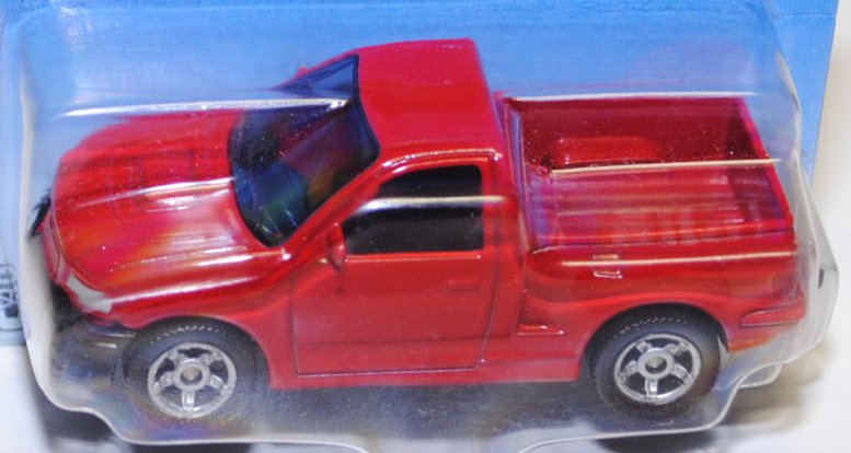 00002 SIKU RANGER (vgl. Ford F-150 TRITON Regular Cab, 11. Generation, Modell 2003-2005), karminrot,