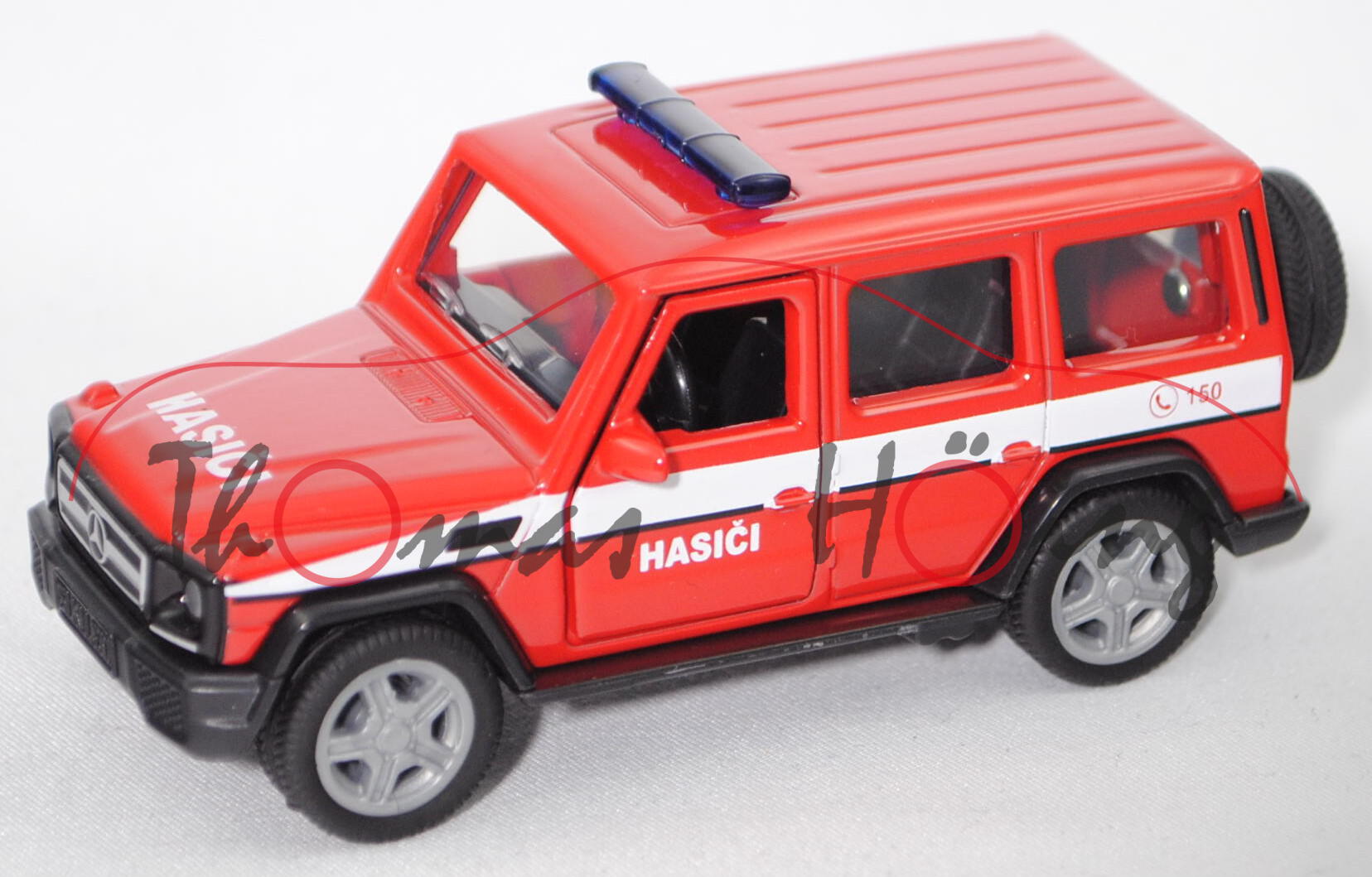 06101 CZ Mercedes-Benz G 65 AMG (Mod. 2012-2015) Fire Brigade, rot/weiß, HASICI, SIKU 1:50, L17mpK