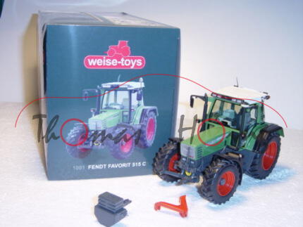 Fendt FAVORIT 515 C (Ausführung ab 1995), resedagrün/grau, mit Frontgewicht, weise-toys, 1:32, mb