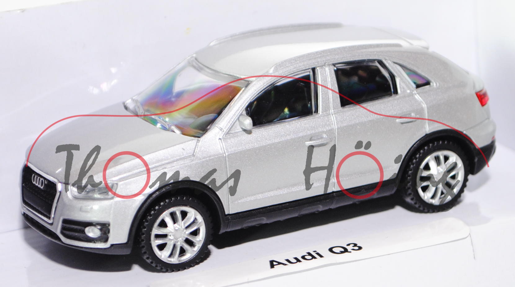 Audi Q3 (Typ 8U), Modell 2011-2015, silber, RASTAR, 1:43, mb