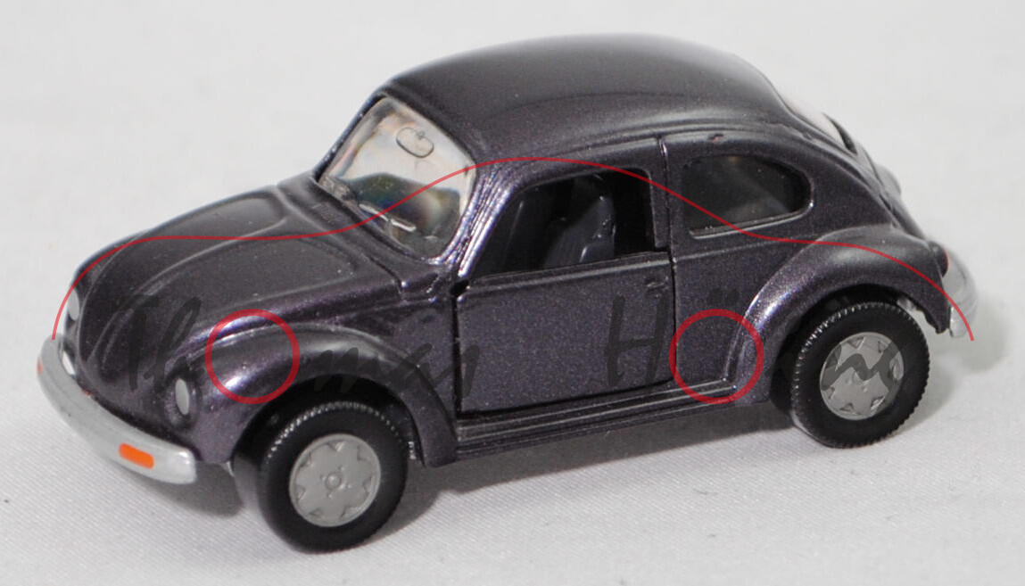 LC5P VW Käfer 1303 (Typ 11, Modell 1974-1975), dustymauveperleffect (LC5P), SIKU, 1:56 (Limited)