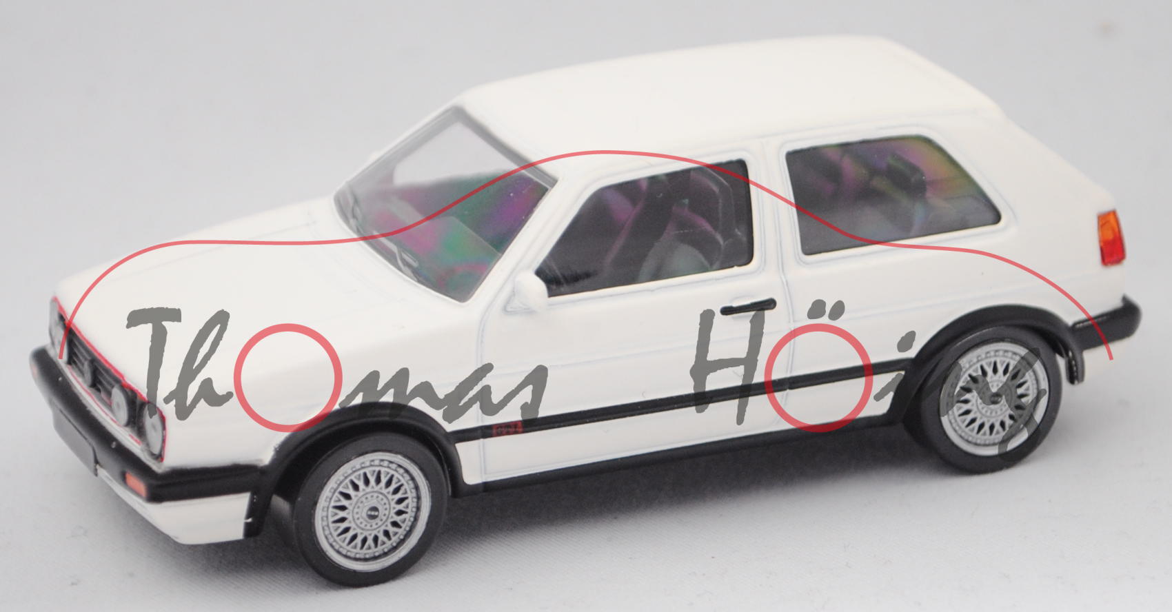 VW Golf GTI G60 (Typ 1G1, Modell 1990-1991), alpinweiß, Norev Jet-car / Youngtimers, 1:43, mb