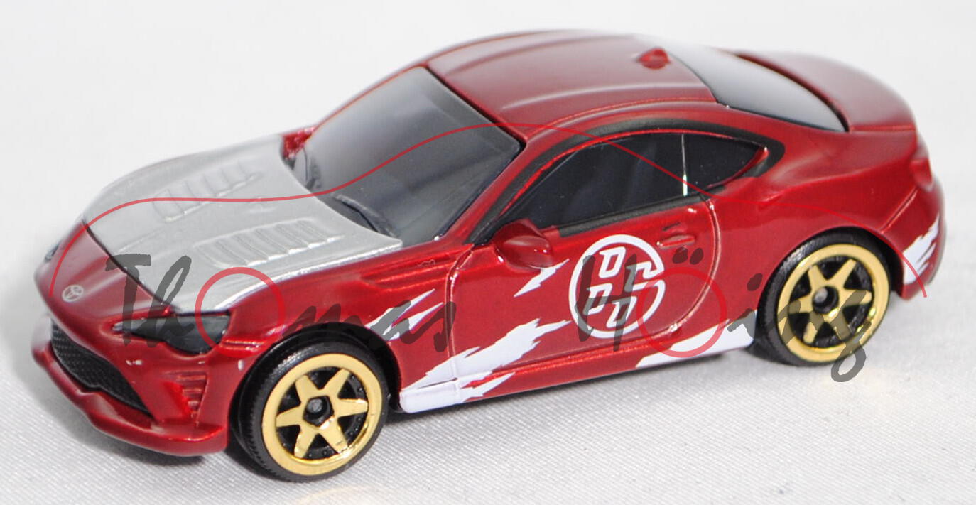 Toyota GT86 (Modell 2016-2020) SPRINT STAGE / RACING, hell-purpurrotmet., majorette, 1:58, COOL, mb