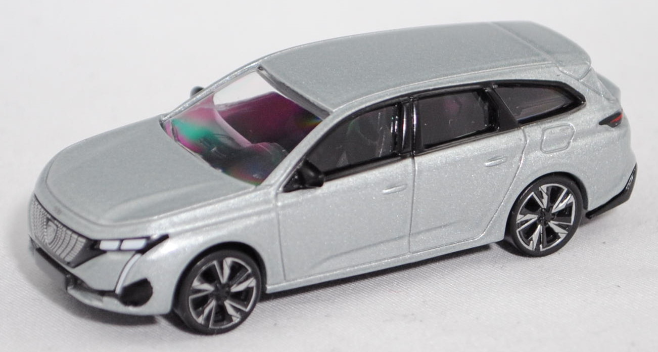 Peugeot 308 SW III (3. Gen., interne Bezeichnung P51, Mod. 2021-), artense silber met., Norev, 1:64