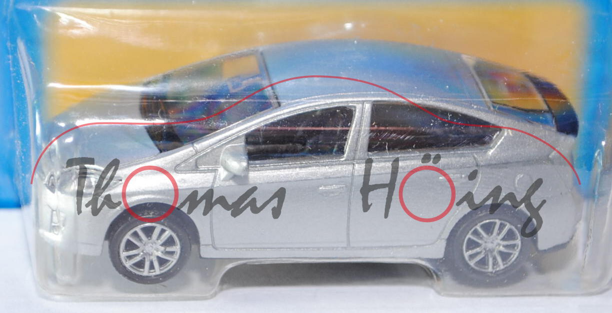 Toyota Prius, silbergraumetallic, innen schwarz, Free Wheel, Unifortune RMZ City, 1:58 (3 inches Sca